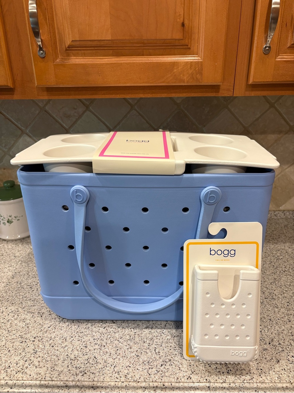 Carolina Blue Bogg Bag With Cup & Phone Holder - Picture 11 of 13